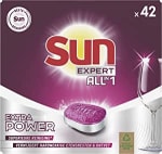 Korting bij Amazon op Sun Expert All-in 1 Extra Power Vaatwastabletten42 tabletten