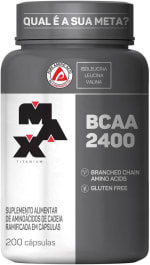 BCAA 2400 da Max Titanium com 200 Cápsulas - R$ 83,48