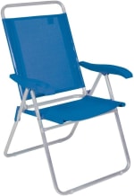 Cadeira Reclinável da Mor, modelo Boreal Azul - R$ 154,90
