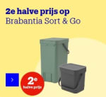 2e halve prijs op Brabantia Sort & Go bij Bol.