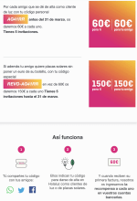 60€ para nuevos clientes de Holaluz (150€ para instalar placas solares)