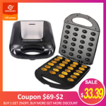 Máquina para hacer gofres en forma de galleta por 31,08€