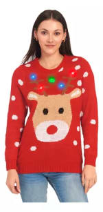 Sueter Navideño Unisex con Luz LED 2024 por $369 | Rebaja Mercado Libre