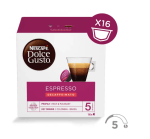16 Cápsulas dulce gusto café descafeinado por solo 1,99€