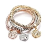 Pulseras AONAT 3 piezas cadena de maíz con colgante de árbol de la vida por solo 7,19€