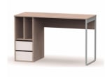 Pre Black Friday Mesa escritorio 2 Huecos y 2 Cajones 74x120x50 Roble Aurora a solo 79,80€