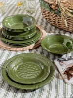 Stacey Solomon Green 12-Piece Outdoor Dining Set – £5.25