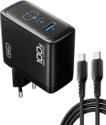 INIU 100 W USB 3.0 - USB C oplader met 3 poorten voor €22,76 via Amazon