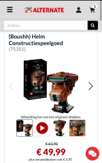 LEGO Star Wars - Prinses Leia (Boushh) Helm Constructiespeelgoed