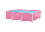 Piscina desmontable rectangular rosa 1.662 L Small Frame INTEX por 76,69€