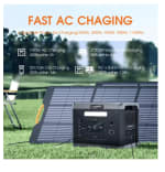 Estación de Energía Portátil SOLARPLAY Q2501 Batería LiFePO4 de 2160WH MAX 2400W PICOS DE 4800W por solo 455,23€