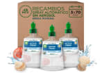 Air Wick Active Fresh Spray Automatico Sin Aerosol Ambientador para casa con aroma a Brisa Marina Pack de 3 Recambios (228mlx3) por solo 6,34€