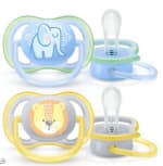 2 Philips Avent Ultra Air Chupete SCF085/01 sin BPA 0-6 meses por solo 4,99€