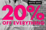 20% korting op alles bij Invito