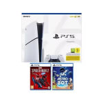 PlayStation 5 Slim lector con Spider-Man 2 y Astro Bot por 470,31€