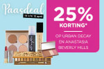 25% korting op alles van Urban Decay