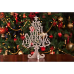 Árvore de Mesa Merry Christmas da Christmas Traditions - R$ 7,49