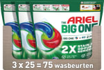 Ariel The Big One Wasmiddel Pods Original - 3 x 25 Wasbeurten voor €20 bij Bol