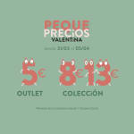Todo a 5€ en Outlet y a 8€ y 13€ en La Tienda de Valentina