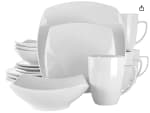 Vajilla de porcelana 16 piezas por $1,240.20 en Amazon