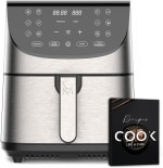 MasterPro ROCKET 700 Freidora de Aire 1800W 7L con 12 Programas - Pantalla LED Táctil por 56,77€