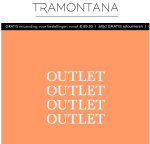 Tot 70% korting in de outlet van Tramontana