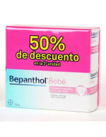 50% de descuento Pomada protectora Bepanthol bebé 2x50g