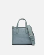 Bolso tote pequeño con asa bandolera y estampado animal print Silva por 7,80€