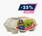 6 oeufs fermiers Label Rouge - Loué pour 1,94 € chez Flink