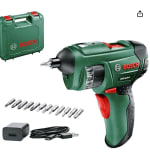 Bosch atornillador sin cable PSR Select (1.5 Ah, sistema de 3.6 voltios, con micro USB, en maletín) por 55,33€