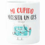 Taza Mr. Wonderful "Mi cupido necesita GPS" por solo 3,87€