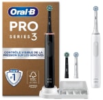 Oral-B Pro 3 Noire/Blanche Brosses À Dents Électrique à 72,49€