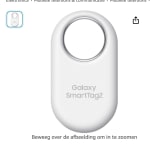 Samsung smarttag 2 wit voor 24,77 euro