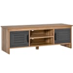 HOMCOM Mueble de TV para Televisores 42" con 2 Puertas y 2 Estantes 109x35x38cm por 44,10€