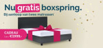 Gratis boxspring bij aankoop van 2 matrassen bij Beter Bed