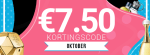 €7,50 korting op je bestelling bij Parfumoutlet.nl