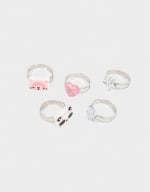 Set de anillos de animalitos por $1.999