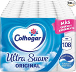 108 rollos Papel Higiénico Colhogar Ultra Suave Original por 22,41€
