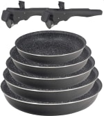 CHOLLAZO Bergner Click & Cook Black Set 5 sartenes 20/22/24/26/28cm por solo 26,75€