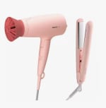 set de peluquería marca Philips Set Secador + Plancha de Pelo BHP398/00por 24,67€