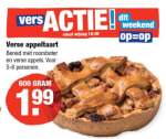 Appeltaartje 600 gram bij de Aldi 1,99