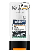 Lot de 6 Gel Douche Crème L'Oréal Paris Men Expert Magnesium Defense 300 ml à 9,23€