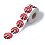 10% korting op stickers op rol