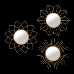 3-delige metalen spiegelset voor €14,99