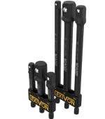 LEXIVON Juego de adaptadores de vasos de impacto de 6 piezas - broca de extensión de 3" y 6" con soporte | 1/4", 3/8", y 1/2" adapte su taladro eléctrico a la llave de impacto de alto torque(LX-105) por 12,74€