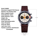 Sugess Reloj de pulsera mecánico Hombre por solo 124,25€