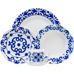 Vajilla de Porcelana 30 Piezas para 6 Personas Mediterranea Nyana Kitcken Por 29,75