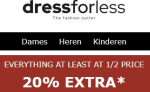 Minstens 50% korting + 20% extra korting bij Dress for less