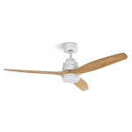 Ventilador de techo Ufesa Nepal 3 aspas madera, luz regulable, 6 velocidades, mando por 92€