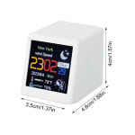 Reloj Mini Estación Meteorológica WIFI Inteligente con animaciones GIF personalizables por solo 2,71€
